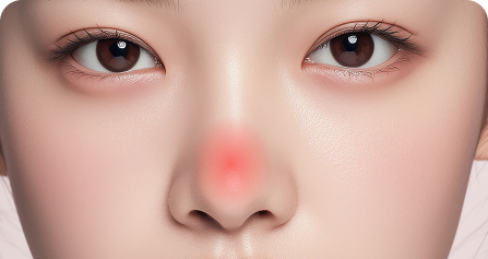 염증이 생긴 경우